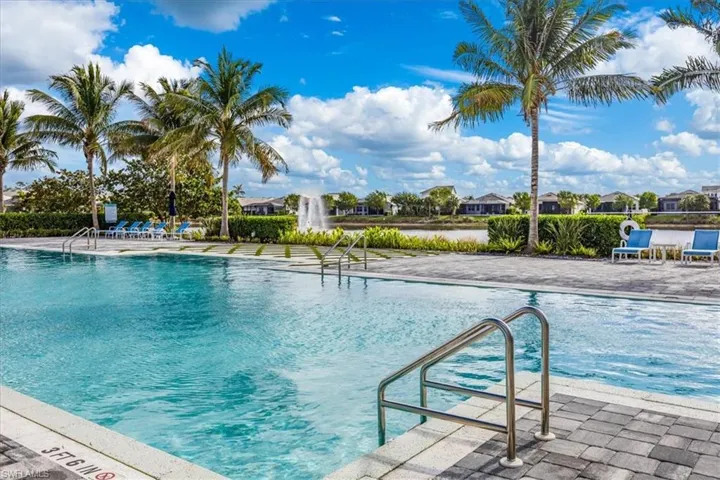 View of pool
