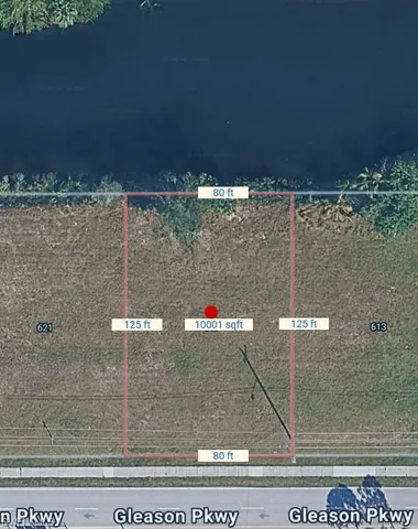 Property Survey. Outlining the dimensions and square footage of the property