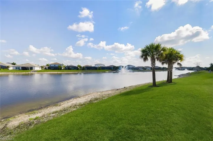 Water view with nearby suburban area