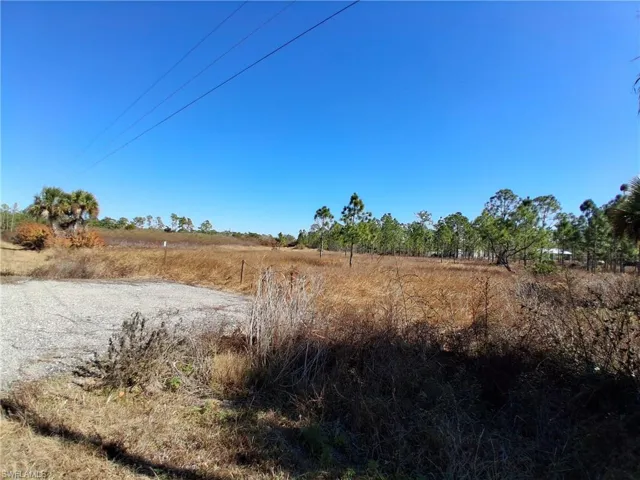 View of yard featuring a view of countryside