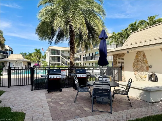 BBQ located by the community pool