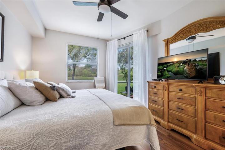 Beautiful views from the Master Bedroom with Sliders to the Lanai