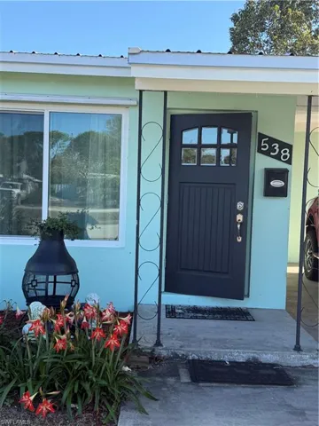 Doorway to property featuring