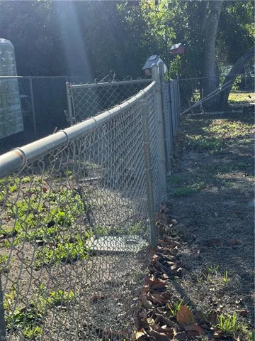 Exterior view of fence