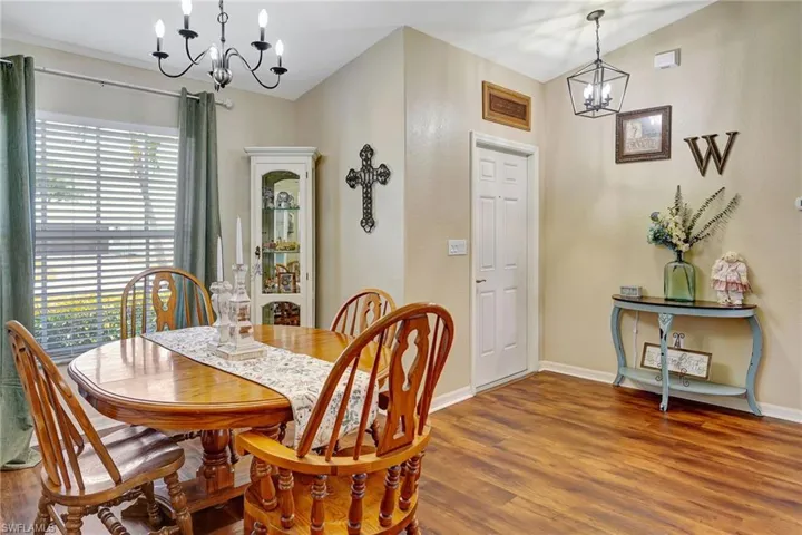Dining Room looking towards front door