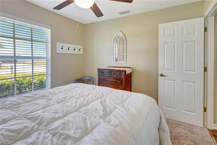 Guest bedroom at front of home