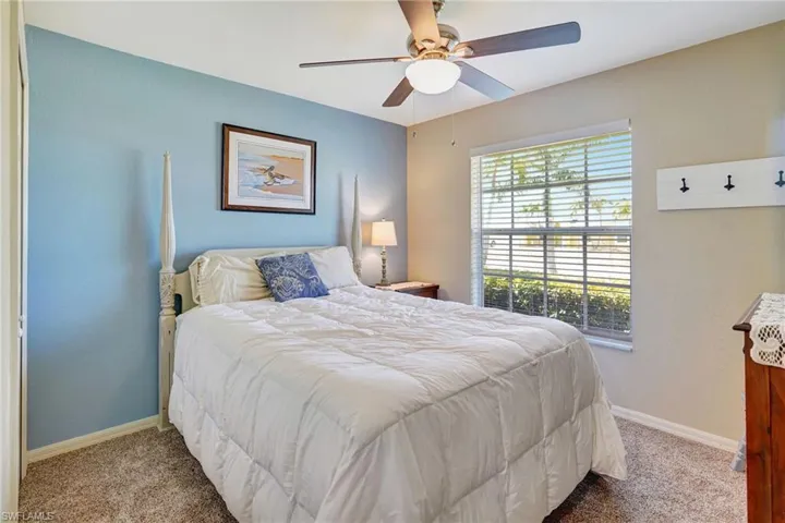 Guest bedroom at front of home