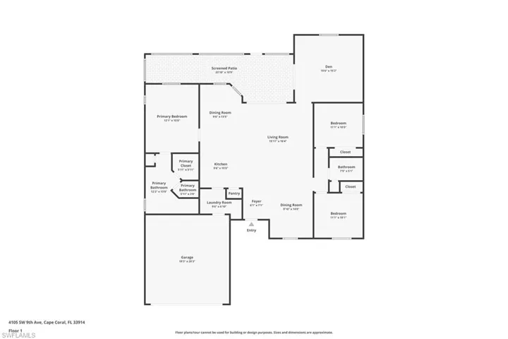 4105 SW 9th  AVE, Cape Coral, FL 33914