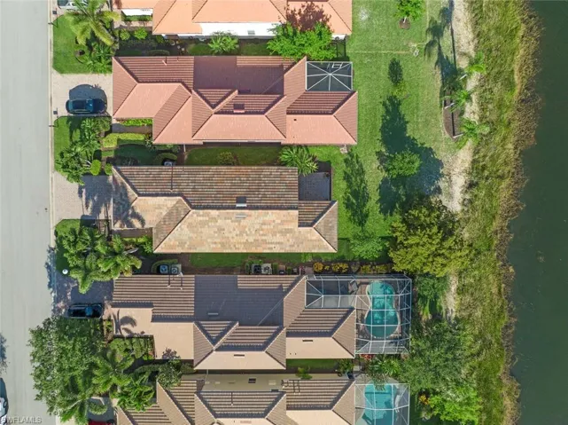 Aerial view of property