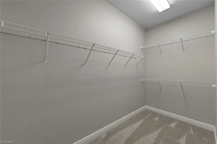 Master walk-in closet