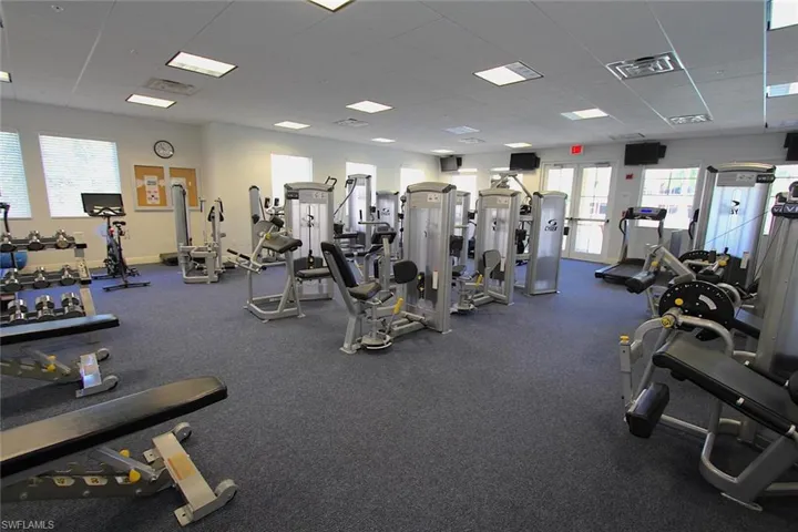 Walk to the Fitness Center