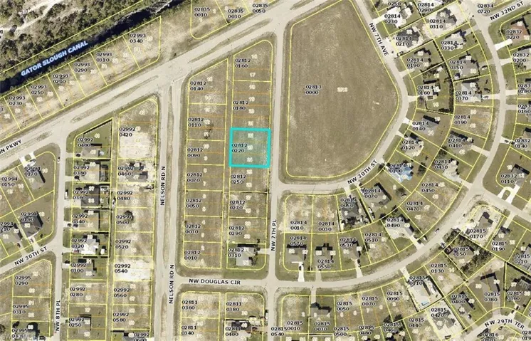 Assessor's Parcel Map. Indicating the parcel configuration and identifying the property