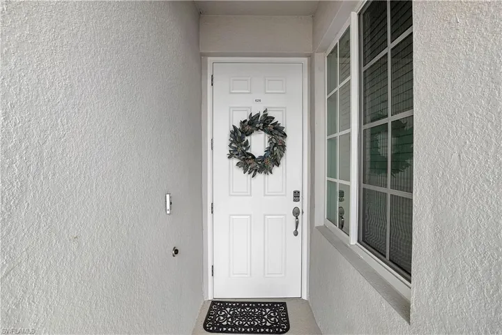 View of exterior entry