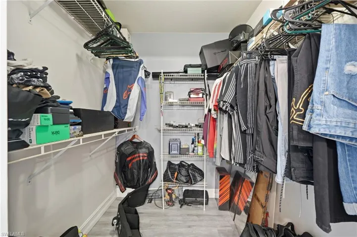 Primary walk-in closet