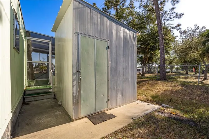 View of shed