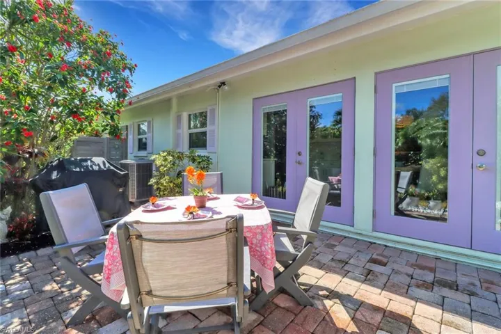 Luscious landscaping throughout the property