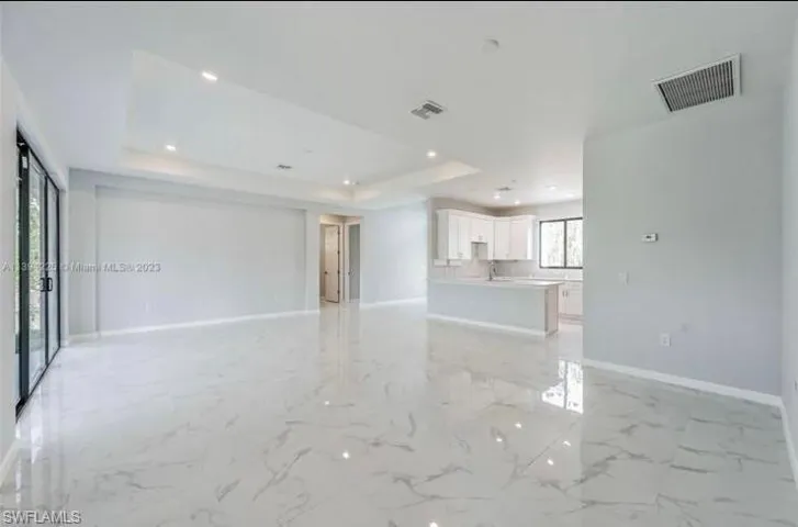 Garage with electric water heater