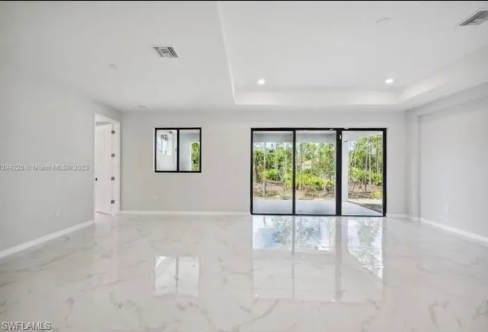 View of tiled foyer entrance