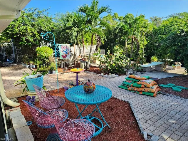 View of patio