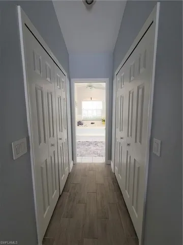 Primary bathroom with soaking tub.