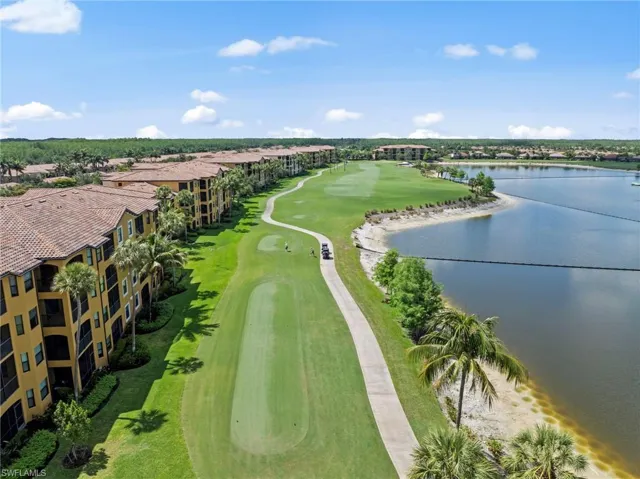 Expansive golf course and lake frontage