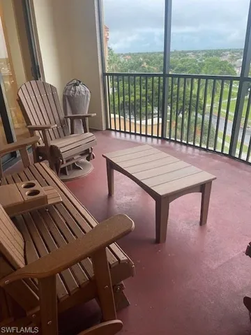 Balcony with a sunroom