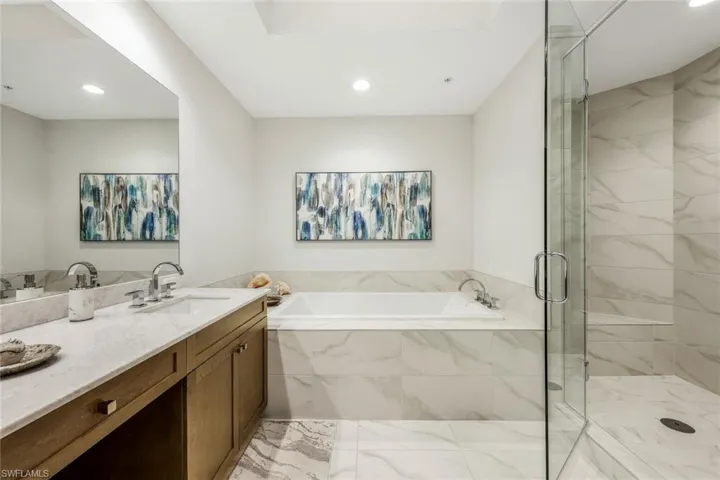 Just LOOK at that walk in shower!