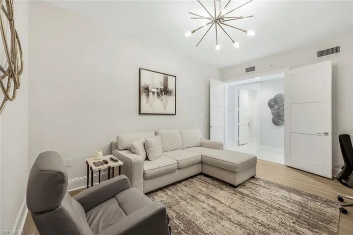 Den/office space. Could also be utilized as a fourth guest bedroom.