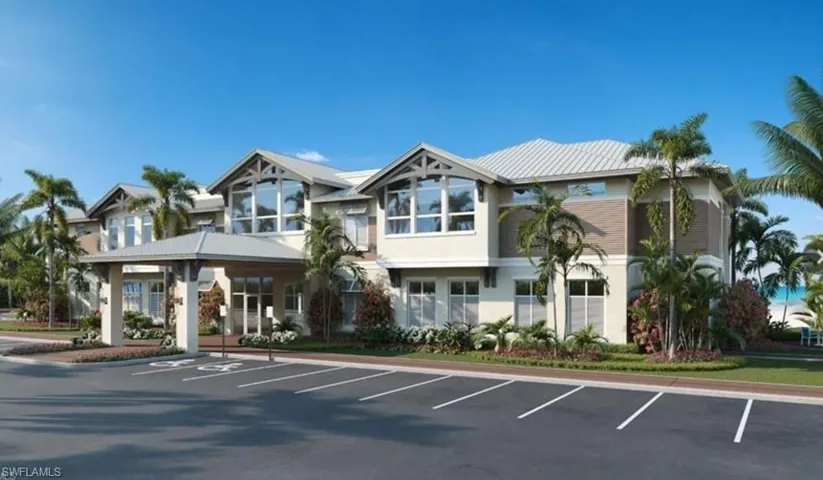 Front elevation of brand new beach park.