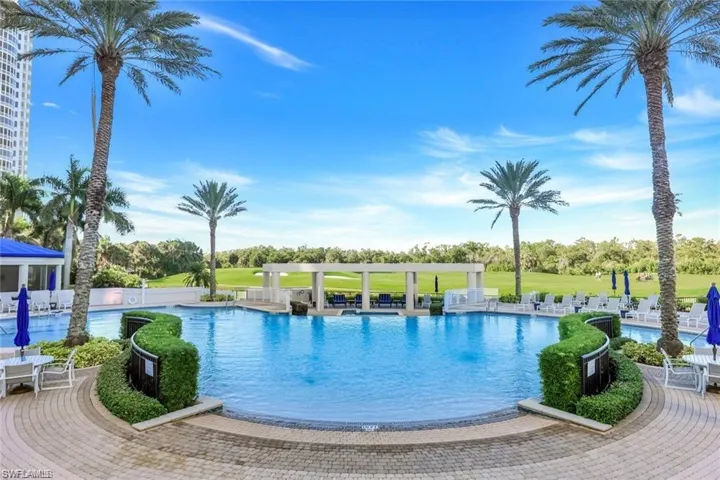 Seaglass enjoys one of the most revered resort style pools in the Bonita Bay community.