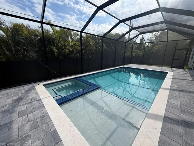 Pool area screened and fully fenced