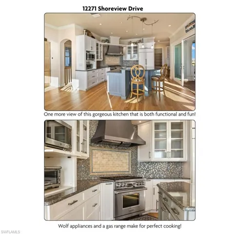 One more view of this gorgeous kitchen that is both functional and fun!