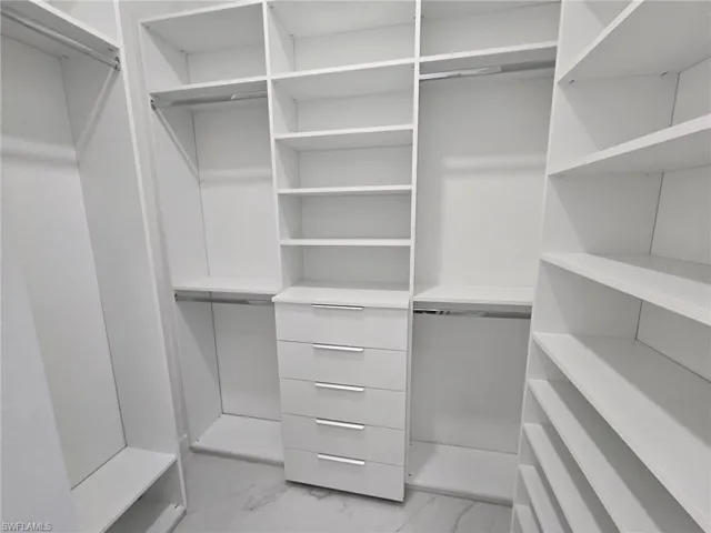 View of spacious closet