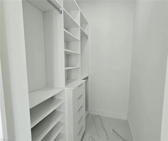 View of spacious closet