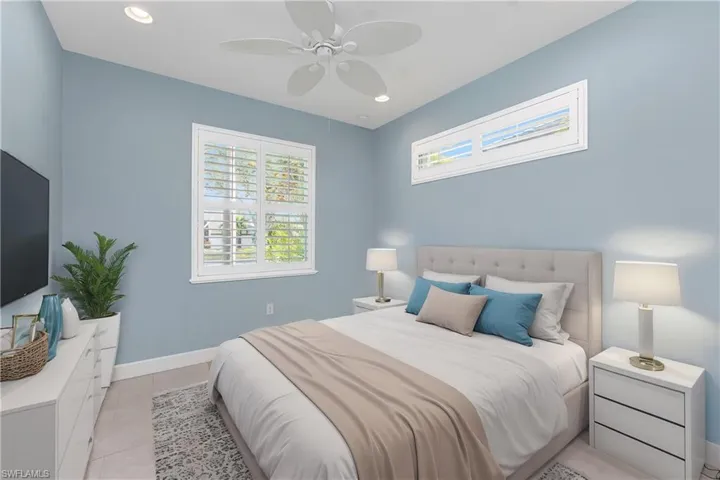 Virtually furnished Guest Bedroom