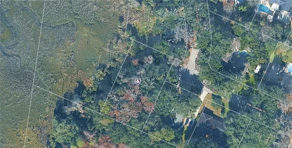 Aerial Survey Map. Illustrating the property boundaries and site dimensions