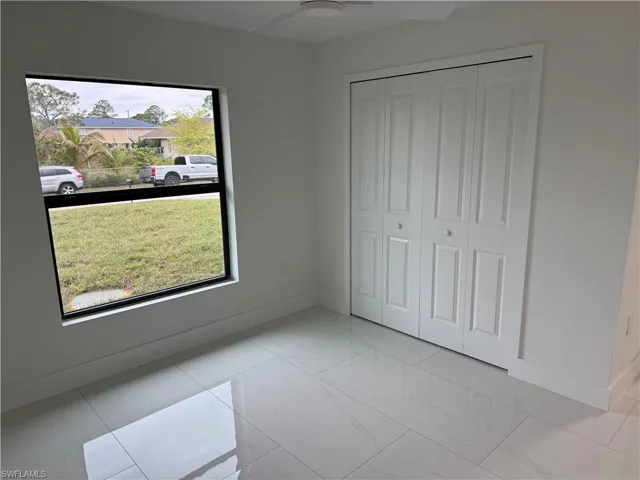 Bedroom with a closet