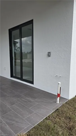 View of extended  patio