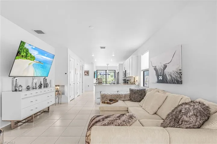 Walk into the bright open floor plan