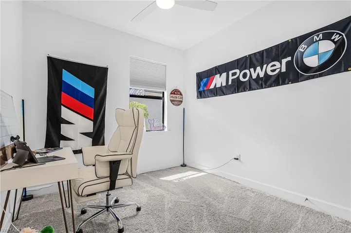 Bedroom currently being used as an office