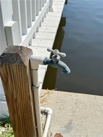 water at dock
