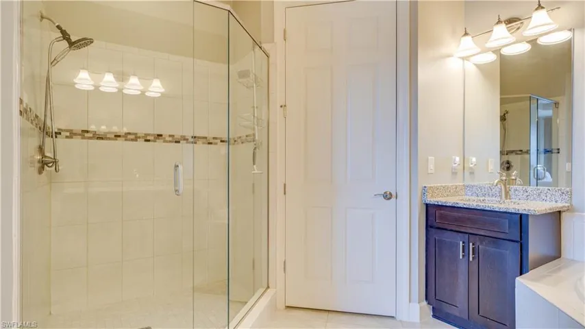 Glass enclosed Shower