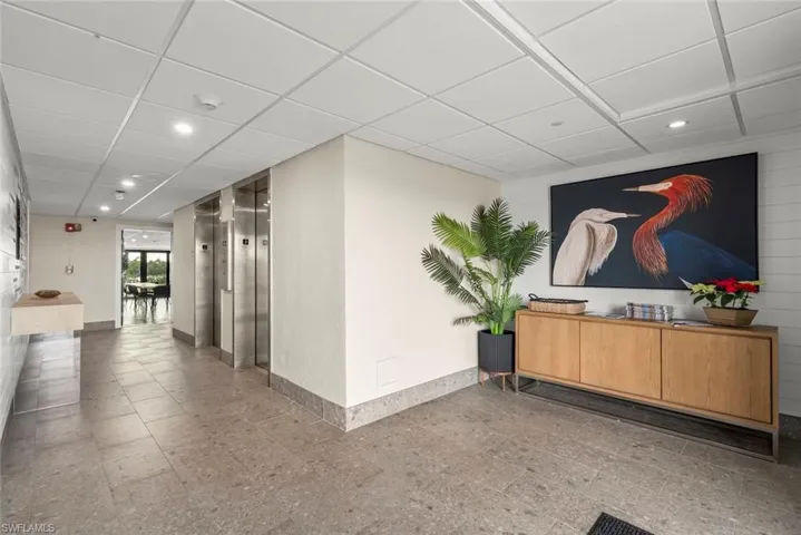Lobby and elevator area