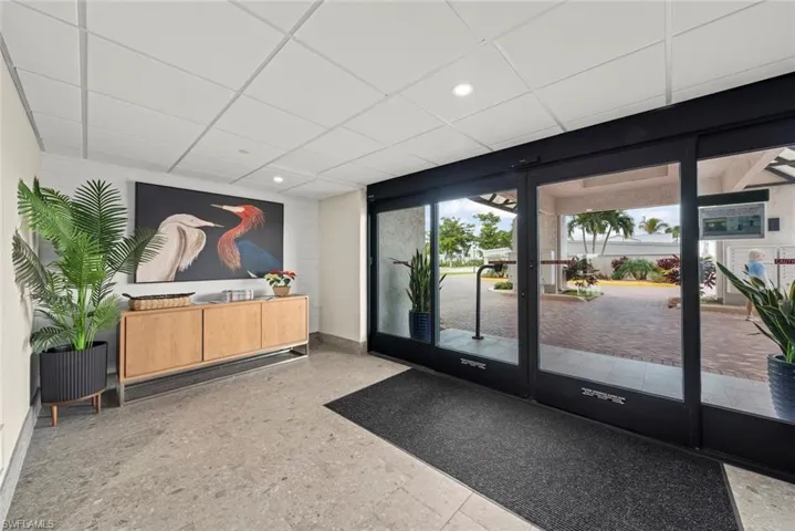 Lobby entry area