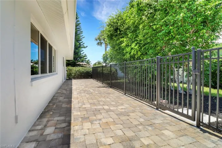 View of patio