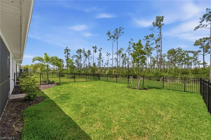 Fenced in Backyard