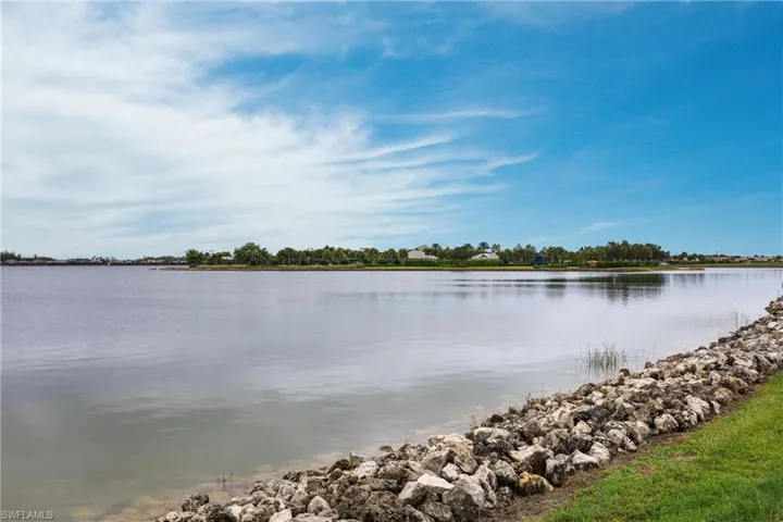 Huge water view of big lake