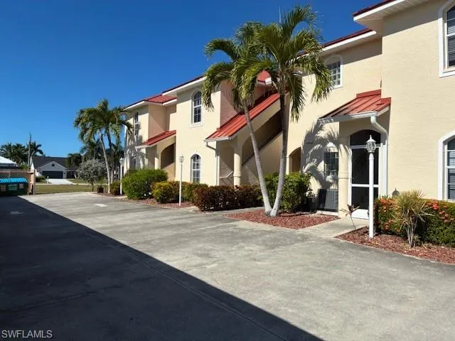View of concrete driveway