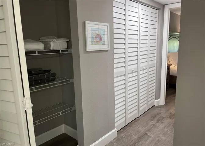View of closet
