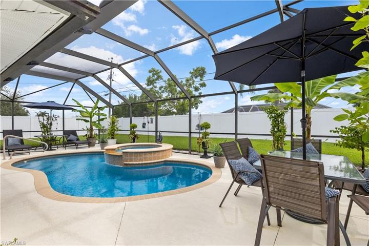 Take a dip in the freshly refinished pool and spa!